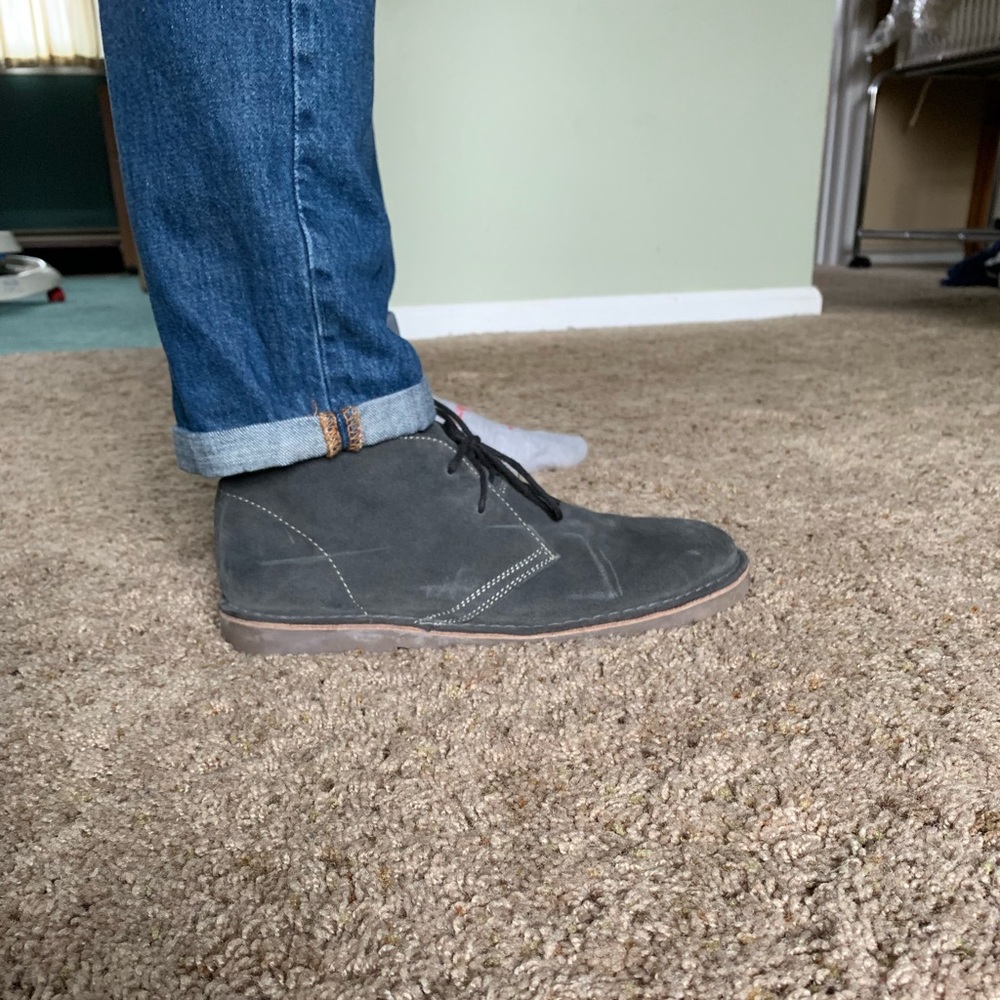 Grey Suede Chukka Boots